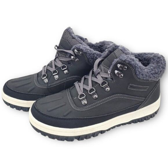 NWT Weatherproof Landon Men’s Suede Sneaker Boots – Grey – Size 13 main image 6